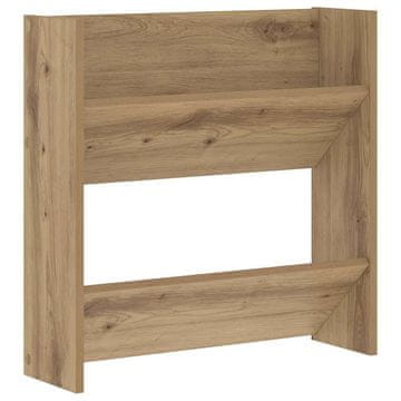 Vidaxl Omara za čevlje Umetni hrast 60 x 18 x 60 cm Konstruiran les