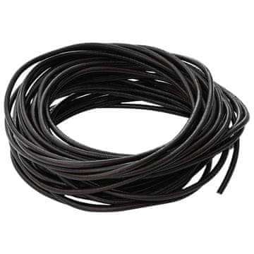 Vidaxl Usnjena vrvica Temno rjava Ø2,5 mm x 50 m Usnje