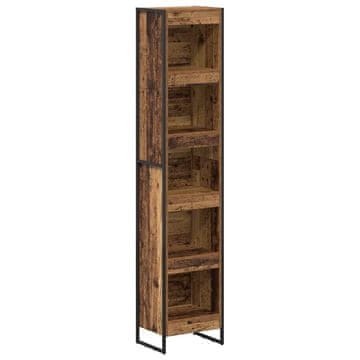 Vidaxl Knjigovni omar Star les 40 x 30 x 189,5 cm Konstruiran les
