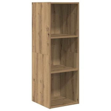 Vidaxl Komplet TV omaric Umetni hrast 37 x 37 x 107 cm Konstruiran les