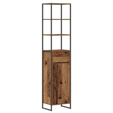 Vidaxl Kopalniška omarica Star les 40 x 30 x 180 cm Inženirski les