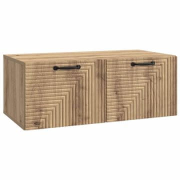 Vidaxl Omarica za TV, ki jo lahko montiraš na steno Artisan hrast