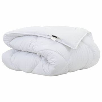 Vidaxl Zimska posteljnina Bela 200 x 135 x 5 cm Poliester
