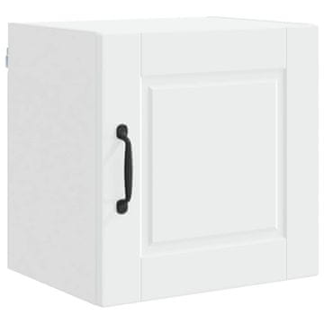 Vidaxl Omarica na steni PORTO Bela 40 x 31 x 40 cm Konstruiran les