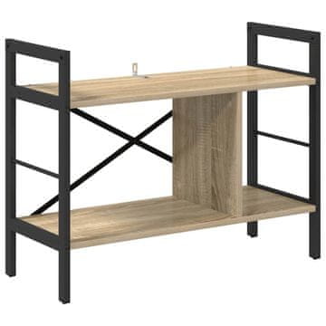 Vidaxl Knjižna polica Sonoma hrast 75 x 30 x 58,5 cm Konstruiran les