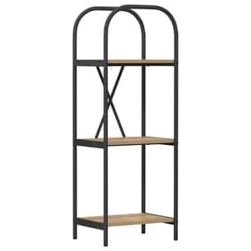Vidaxl Knjižna polica Umetni hrast 40 x 30 x 109 cm Konstruiran les