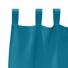 Vidaxl Zavese za zatemnitev z obroči 2 szt. Turkizna 260 x 140 cm