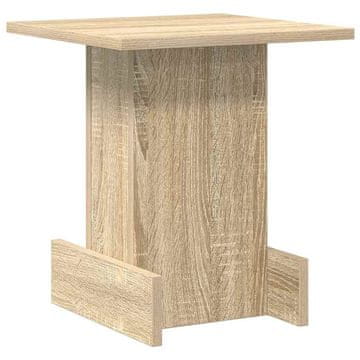 Vidaxl Stranska miza Sonoma hrast 35,5 x 35 x 40 cm Konstruiran les