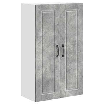 Vidaxl Omarica na steni PORTO Betonsko siva 60 x 31 x 100 cm