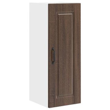 Vidaxl Omarica na steni PORTO Rjav hrast 30 x 31 x 80 cm