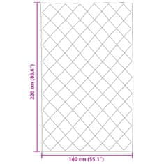 Vidaxl Zimska posteljnina Antracit 140 x 220 cm Mikrovlakna