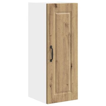 Vidaxl Omarica na steni PORTO Umetni hrast 30 x 31 x 80 cm