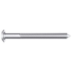 Vidaxl Pohištveni vijaki 12 szt. srebrna M6 x 60 mm Jeklo