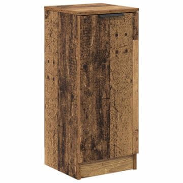 Vidaxl Strani šal Star les 30 x 30 x 70 cm Konstruiran les