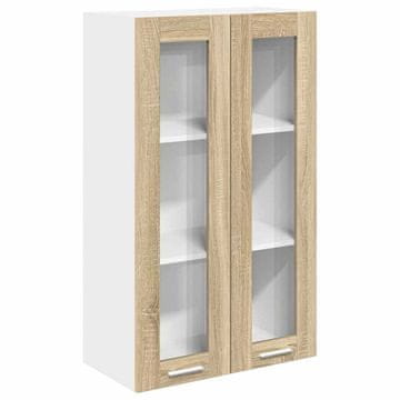 Vidaxl Viseča omarica Sonoma hrast 60 x 31 x 100 cm Konstruiran les