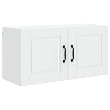 Vidaxl Omarica na steni PORTO Bela 80 x 31 x 40 cm Konstruiran les