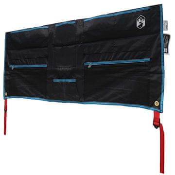 Vidaxl Vrečka za shranjevanje Črna in modra 98 x 47 cm oxford