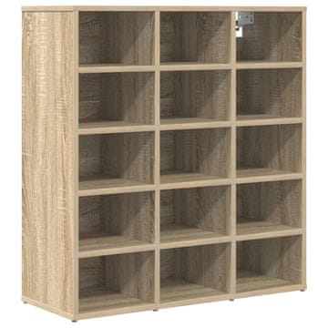 Vidaxl Omara za čevlje s polico Sonoma hrast 77,5 x 30 x 83,5 cm