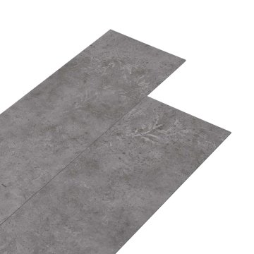 Vidaxl Deske za talne obloge Betonsko siva 5,02 m² 36 kos PVC