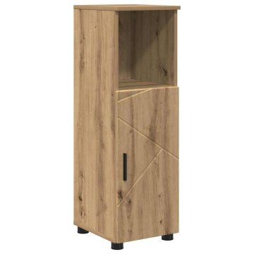 Vidaxl Kopalniška omarica Umetni hrast 30 x 35 x 95 cm