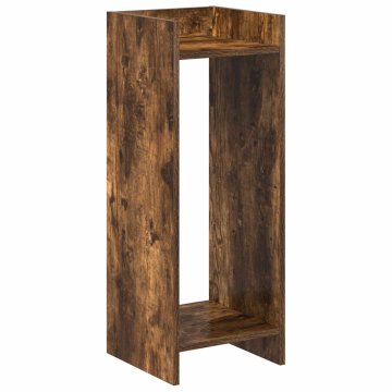 Vidaxl Stojalo za rastline Dimljen hrast 30 x 30 x 80 cm
