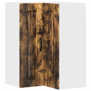 Vidaxl Plošča za pomivalni stroj Kalmar Dimljeni oreh 57 x 57 x 80 cm