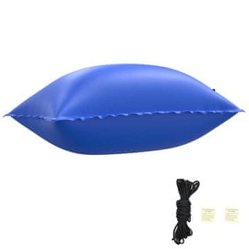 Vidaxl Zimska blazina za bazen Modra 380 x 180 x 140 cm PVC