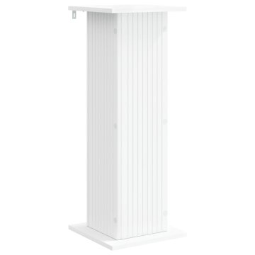Vidaxl Stojalo za rastline Bela 30,5 x 30 x 80,5 cm Inženirski les