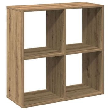Vidaxl Pregrada s knjižno omaro artisan hrast 69,5x29x69,5 cm inž. les
