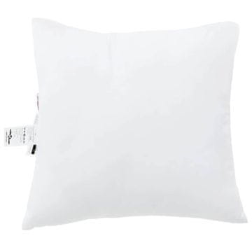 Vidaxl Vzglavnik z blazino 2 szt. Bela 51 x 50 x 20 cm Poliester
