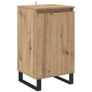 Vidaxl Strani šal Umetni hrast 40 x 35 x 70 cm Inženirski les