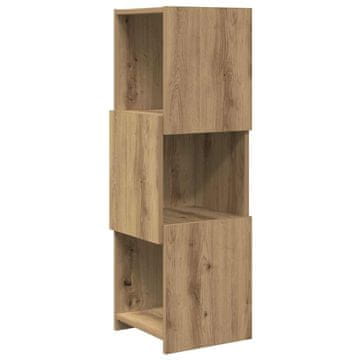 Vidaxl Kotna omarica Umetni hrast 30,5x30x95cm Konstruiran les