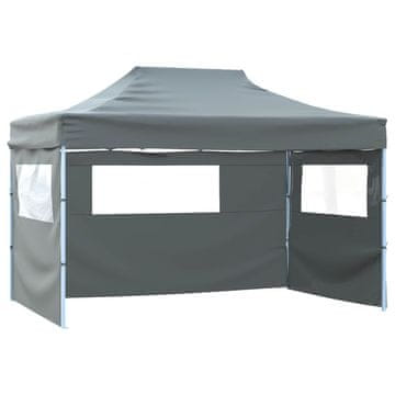Vidaxl Zabavni šotor Antracit 291 x 431 x 315 cm Oxford tkanina