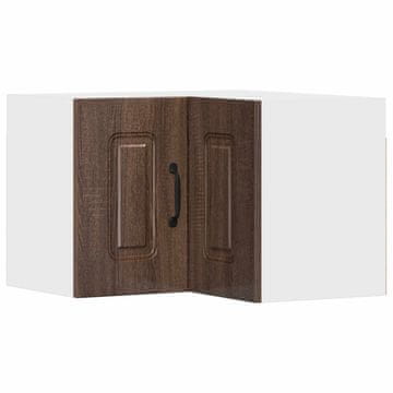 Vidaxl Plošča za pomivalni stroj Kalmar Rjav hrast 57 x 57 x 40 cm