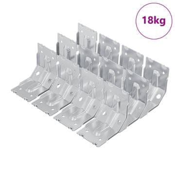 Vidaxl Nosilec 212 szt. Cinkano 106 x 55 x 1,5mm Jeklo