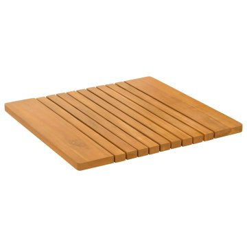 Vidaxl Kopalniška preproga Naravna 50 x 52 cm Masiven les akacije