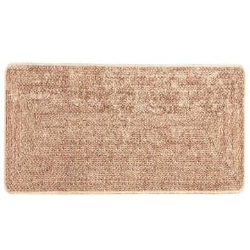 Vidaxl Preproga runner MARSA Rumena 80 x 100 cm Poliester in PVC
