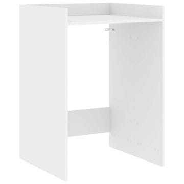 Vidaxl Omara za pralni stroj Bela 67,5 x 62 x 97 cm Konstruiran les