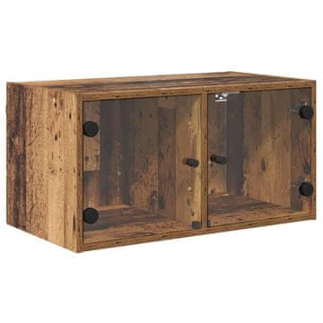 Vidaxl Omarica na steni Star les 68 x 37 x 35 cm Konstruiran les