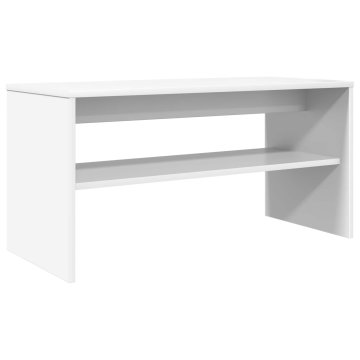 Vidaxl TV omarica 80 x 35 x 40 cm Bela Konstruiran les
