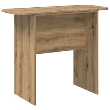Vidaxl Konzolna miza Umetni hrast 93 x 40 x 75 cm Konstruiran les
