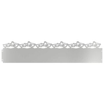 Vidaxl Robniki za trato 30 szt. srebrna 103 x 0,05 x 22 cm