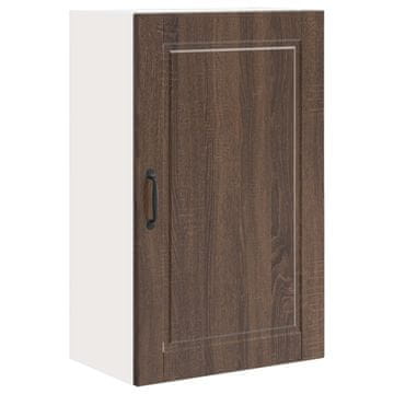 Vidaxl Omarica na steni PORTO Rjav hrast 50 x 31 x 80 cm
