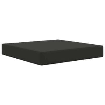 Vidaxl Zunanja blazina za kavč Črna 60 x 60 x 8 cm Poliester