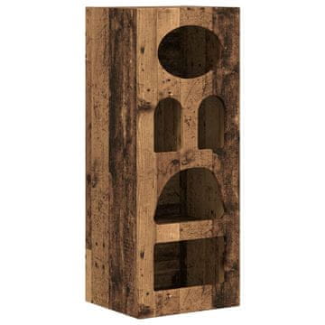 Vidaxl Strani šal Star les 40 x 35 x 100,5 cm Konstruiran les
