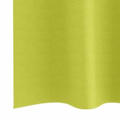 Vidaxl Zavese za zatemnitev z obroči 2 szt. Zelena 245 x 140 cm