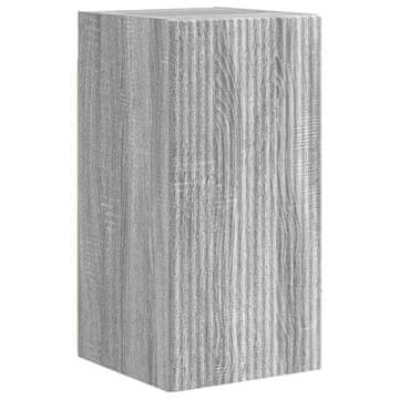 Vidaxl TV stenska omara Siva Sonoma 30 x 31 x 60 cm Konstruiran les