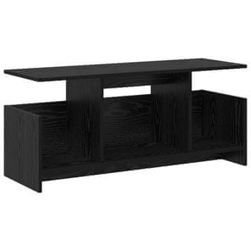 Vidaxl TV stojalo Črna Orehovina 102 x 35 x 45 cm Konstruiran les