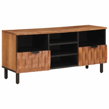 Vidaxl TV omarica Acacia rjav finiš 100 x 33 x 46 cm Masiven les manga