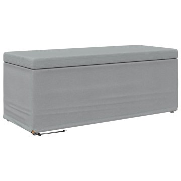 Vidaxl Stolica Svetlo siva 101 x 41 x 40 cm Tkanina in obdelano les